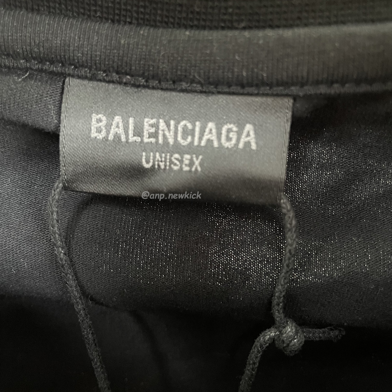Balenciaga Black Soccer Long Sleeve Jersey T Shirt (2) - newkick.org